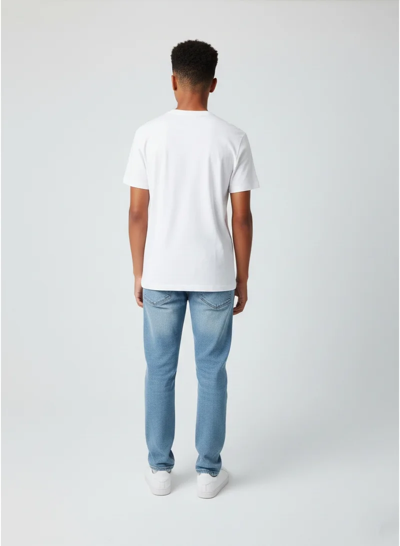 Polo Play Boys Graphic T-shirt -WHITE